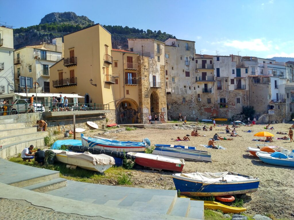 Boats in Cefalu Sicily