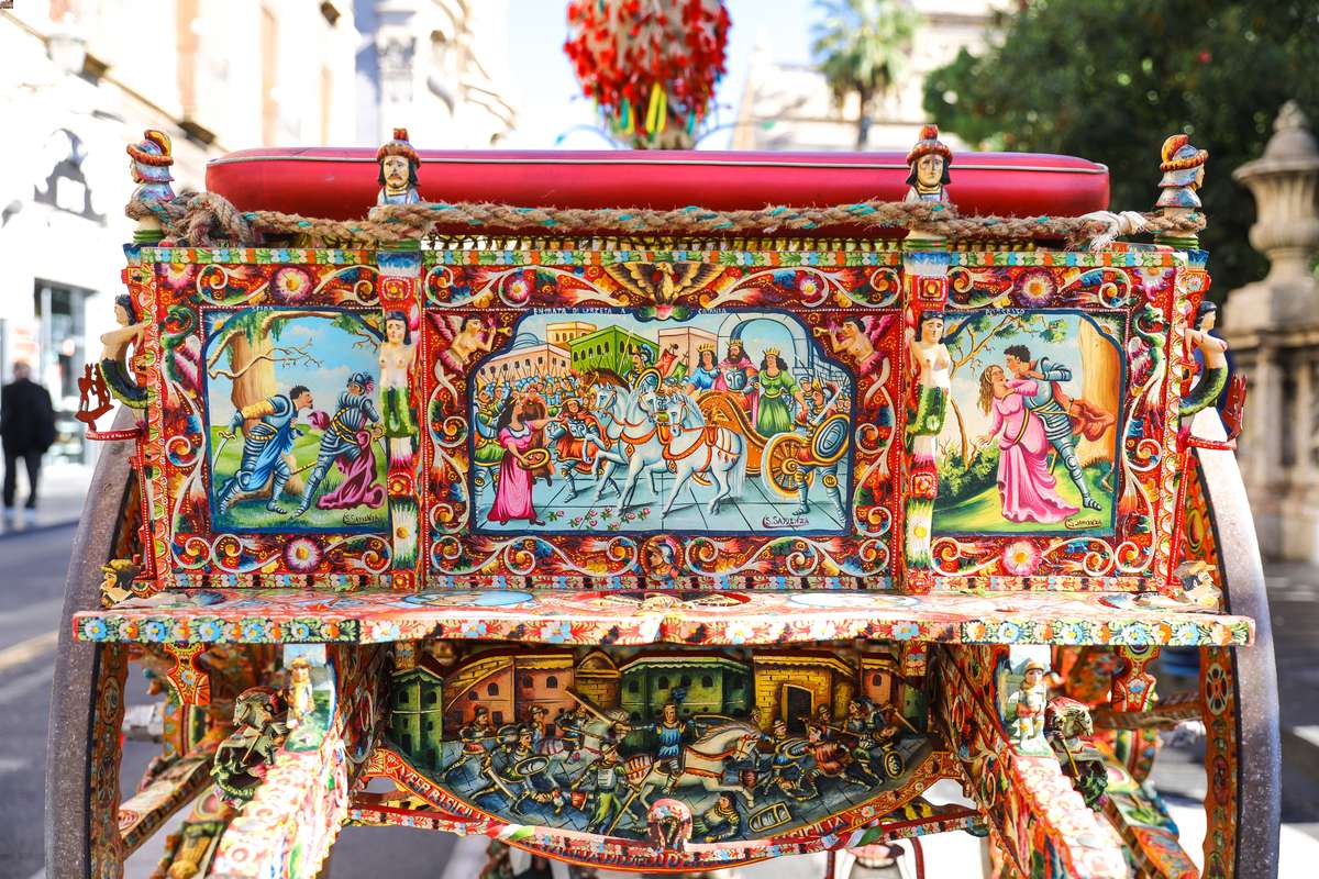 Sicilian cart detail